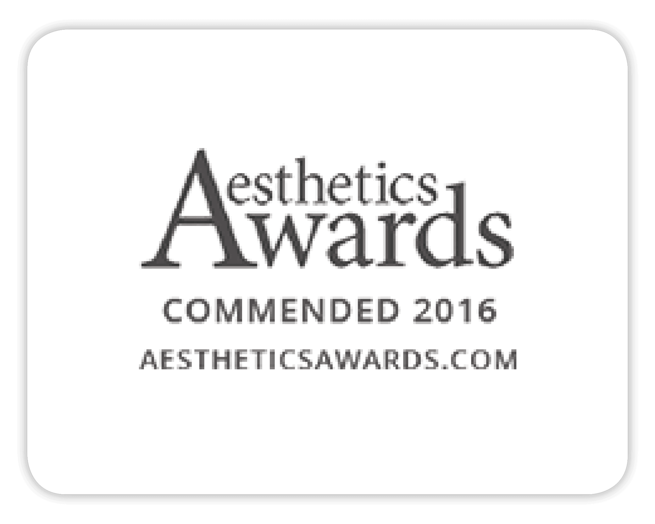 RejuvaMed Health & Wellness | Home Redesign Aesthetics Awards Commended 2016 badge logo