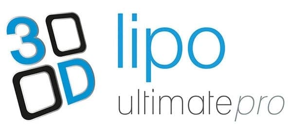 3D Lipo Ultimate Pro logo with blue and black design