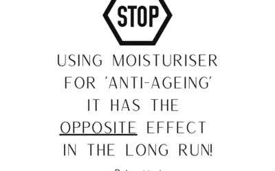 Why moisturisers are bad for your skin!