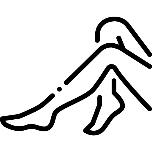 Minimalist line drawing of a dinosaur in profile