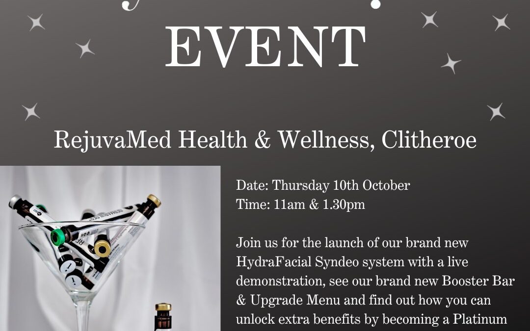 Interested in HydraFacial? Come along to our exclusive event!