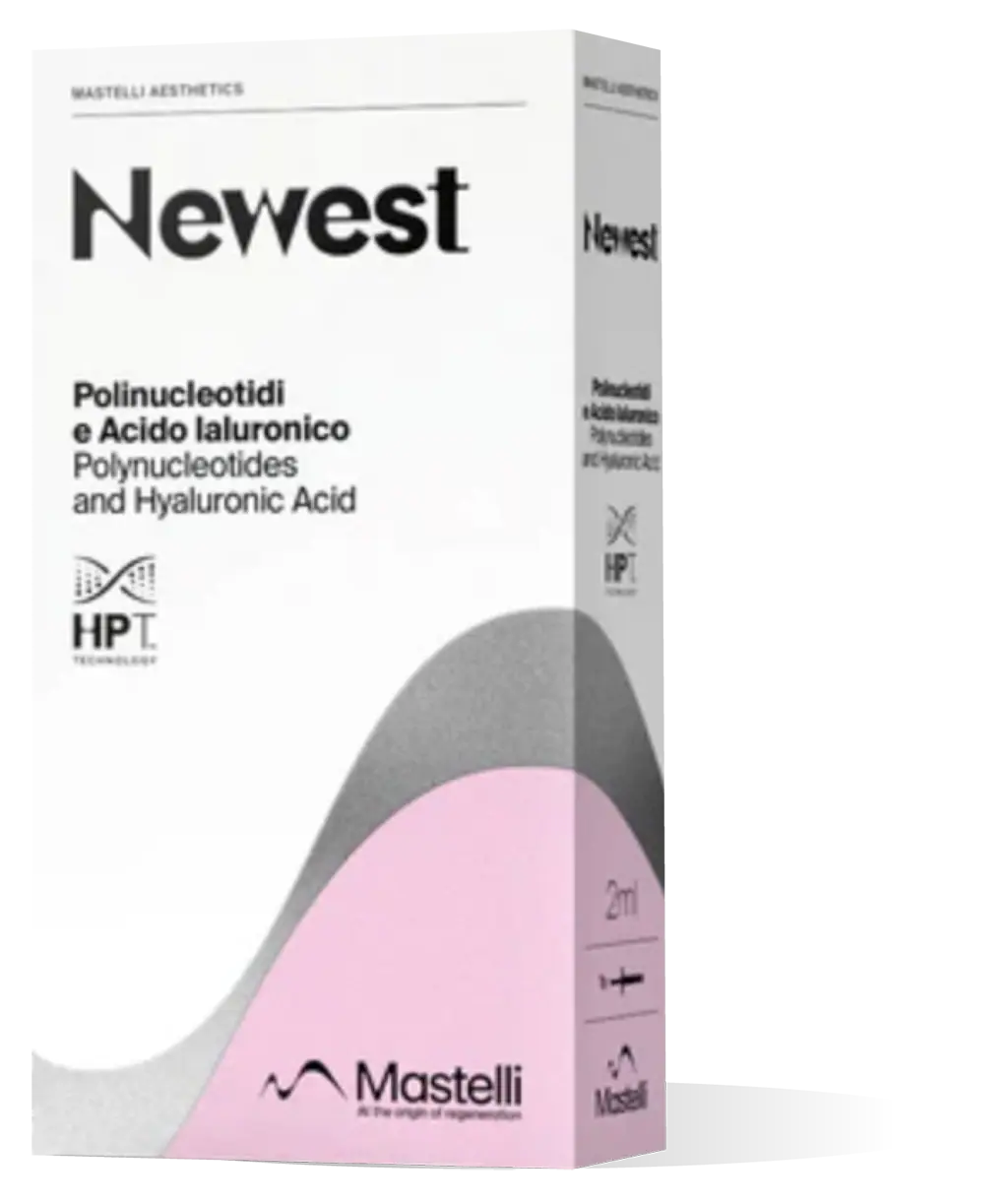 Newest aesthetic product box with hyaluronic acid and polynucleotides