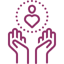 RejuvaMed Health & Wellness | Vasectomy Two hands cradling heart symbol with care